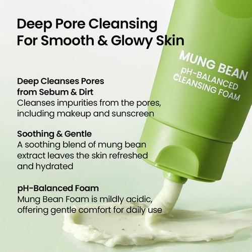Mung Bean pH-balancing Cleansing Foam