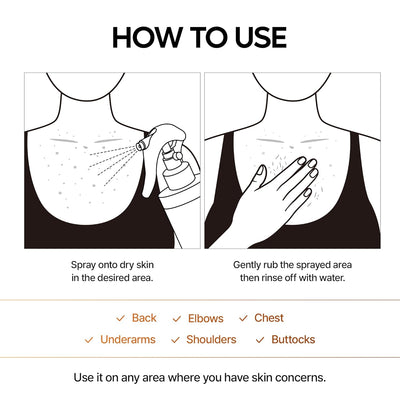 Kojic Acid Turmeric Body Spray