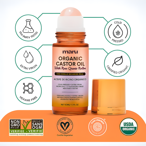 Organic Castor Oil with Quartz Touch